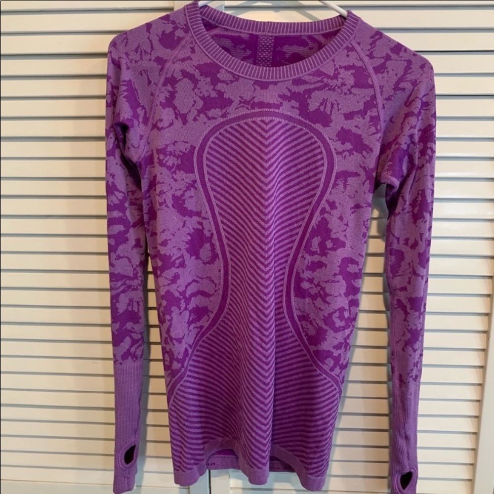 Lululemon long sleeve running shirt